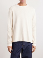 NN07 - Jett 30035 Waffle-Knit Organic Cotton Sweater - Neutrals