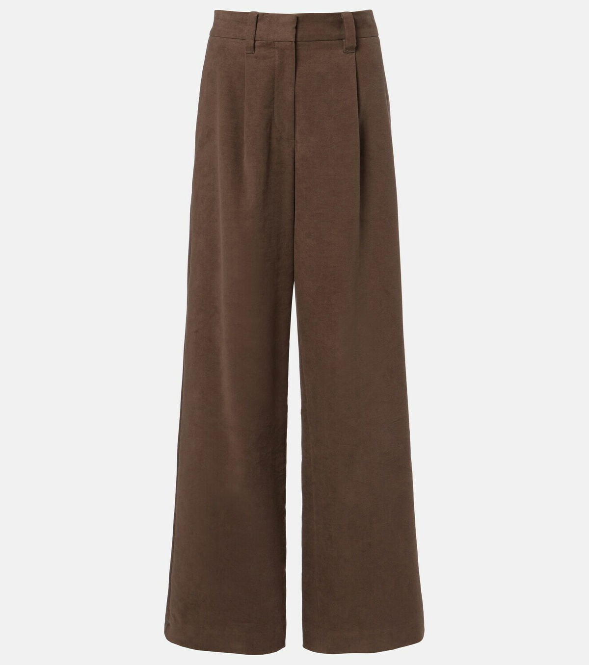 Brunello Cucinelli Monili cotton wide-leg pants