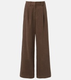 Brunello Cucinelli Monili cotton wide-leg pants
