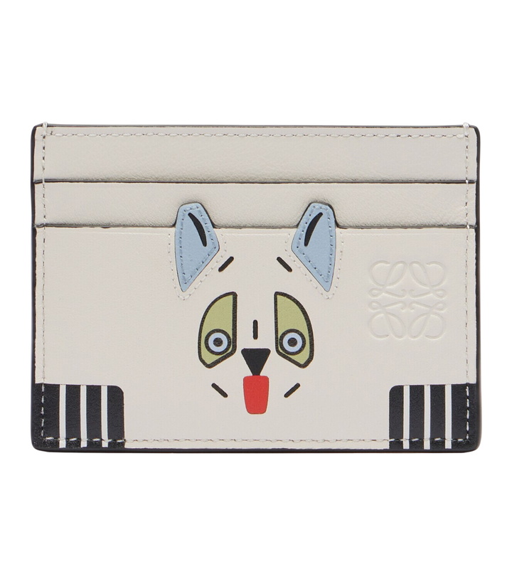 Photo: Loewe x Louis Wain Cats leather card holder
