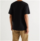 NIKE - Printed Cotton-Jersey T-Shirt - Black