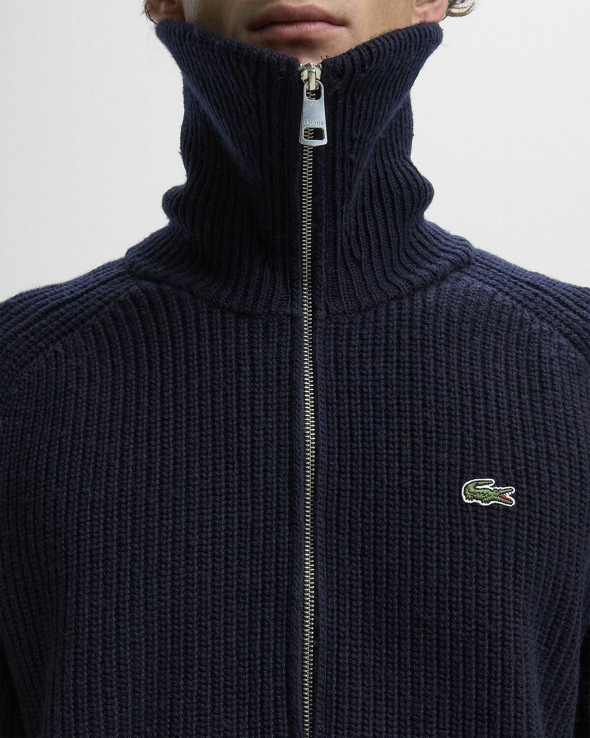 Lacoste KNIT SWEATER Blue Mens Pullover