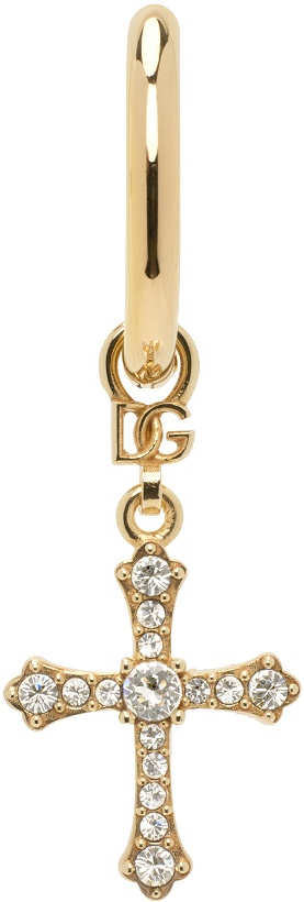 Photo: Dolce & Gabbana Gold Creole Single Earring