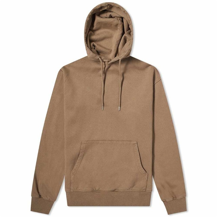 Photo: Colorful Standard Men's Classic Organic Popover Hoody in Warm Taupe