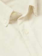 Officine Générale - Arsene Button-Down Collar Cotton-Blend Corduroy Shirt - White