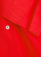 Rejina Pyo Saskia Crinkled tie Shirt Red