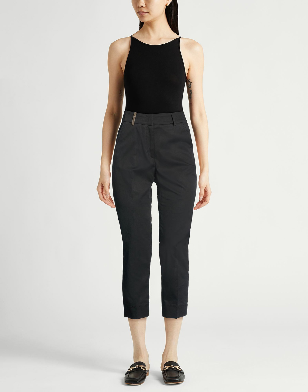 Peserico Womens Pants in Black
