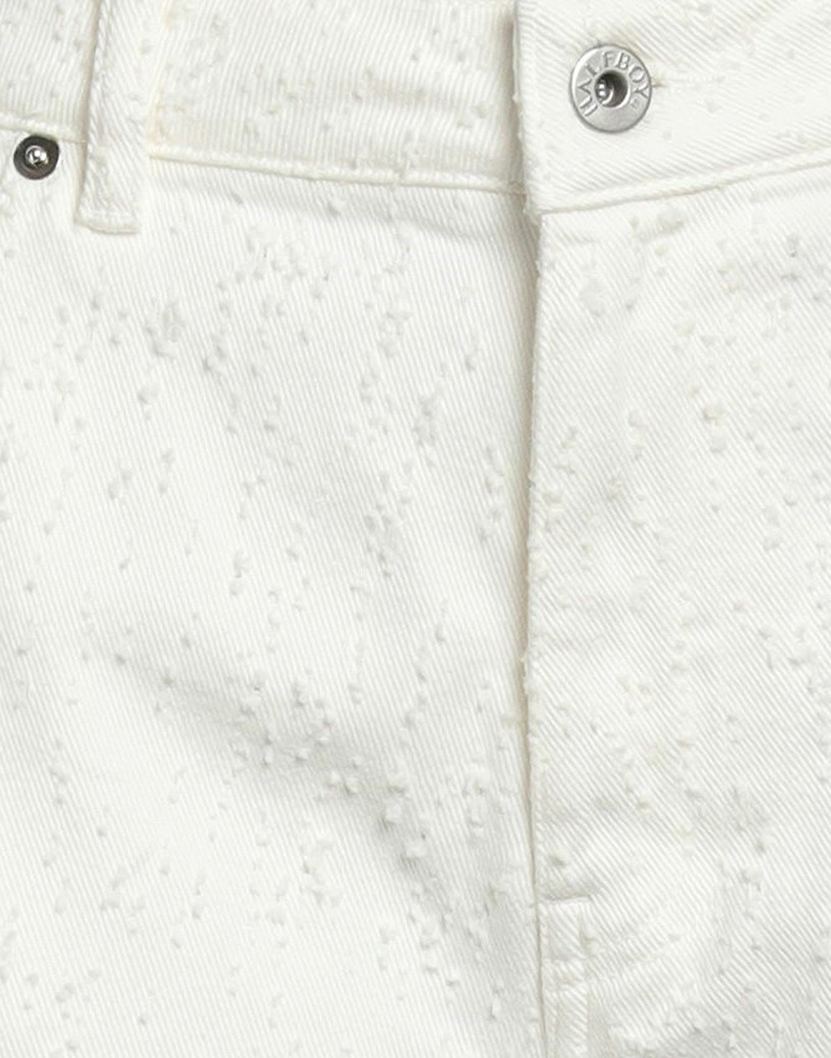 Halfboy Womens Denim shorts in White