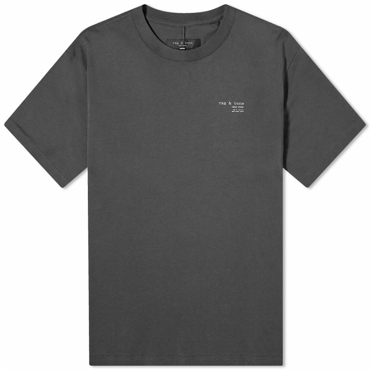 Photo: Rag & Bone Men's Logo T-Shirt in Black