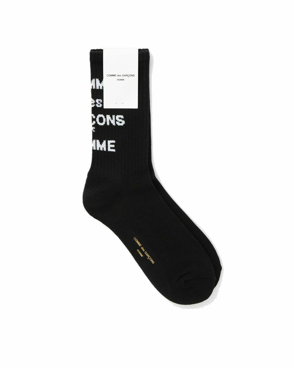 Photo: Comme Des Garçons Homme Men's Acces Black - Mens - Socks