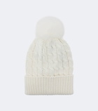 Moncler Grenoble Cable-knit virgin wool beanie
