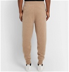 Burberry - Tapered Cashmere-Blend Sweatpants - Brown