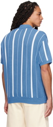 Lacoste Blue Striped Polo