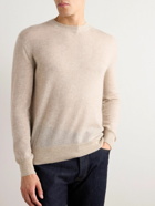 Loro Piana - Brushed Cashmere and Silk-Blend Sweater - Neutrals