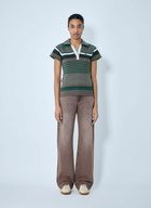 Lacoste Slim Fit Striped Piqué Polo Shirt