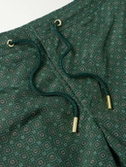 Orlebar Brown - Bulldog Solstice Straight-Leg Mid-Length Printed Recycled Swim Shorts - Green