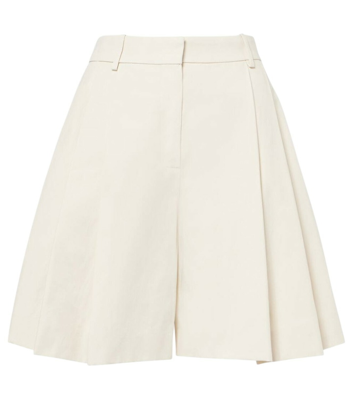 Photo: Nina Ricci Cotton canvas shorts