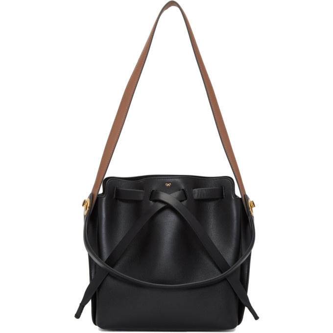 Anya Hindmarch Black Small Shoelace Bag