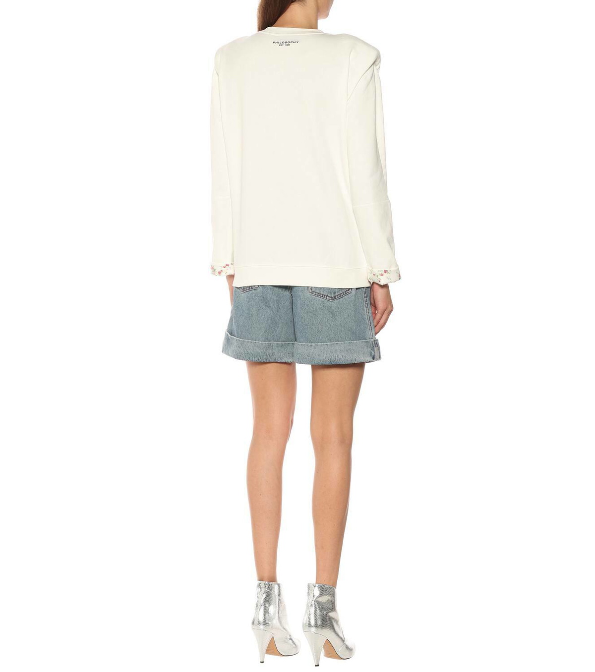 Philosophy di Lorenzo Serafini Cotton-jersey sweatshirt