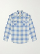 Fortela - Josh Checked Cotton Shirt - Blue