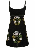 GIAMBATTISTA VALLI - Embroidered Bouclé Mini Dress