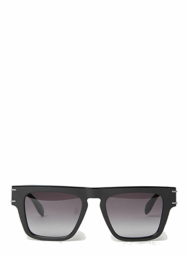 Photo: Alexander McQueen - Square Sunglasses in Black