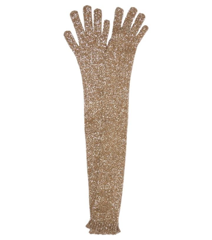Photo: Brunello Cucinelli Sequined gloves
