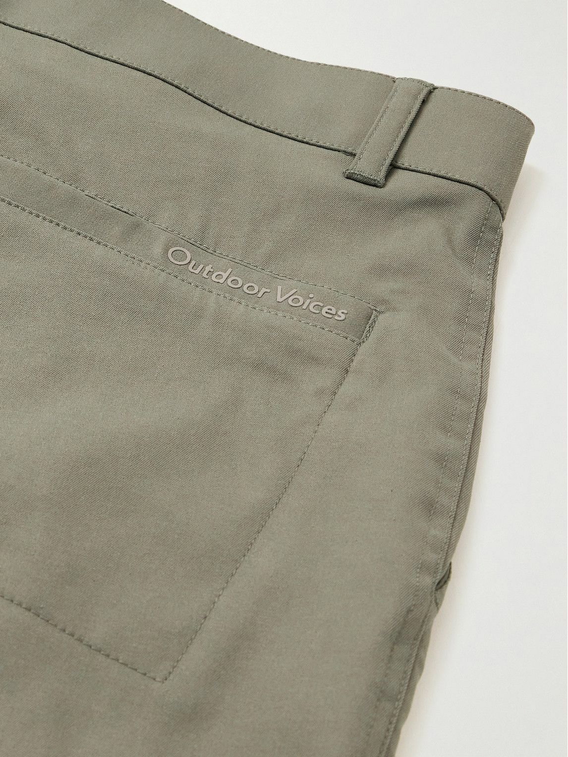 Outdoor Voices - Birdie Slim-Fit Straight-Leg Recycled Tech-Twill Golf  Trousers - Green Outdoor Voices