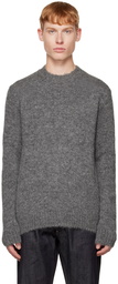 Jil Sander Gray Crewneck Sweater