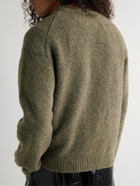 Nanushka - Loki Merino Wool and Cashmere-Blend Bouclé Sweater - Green