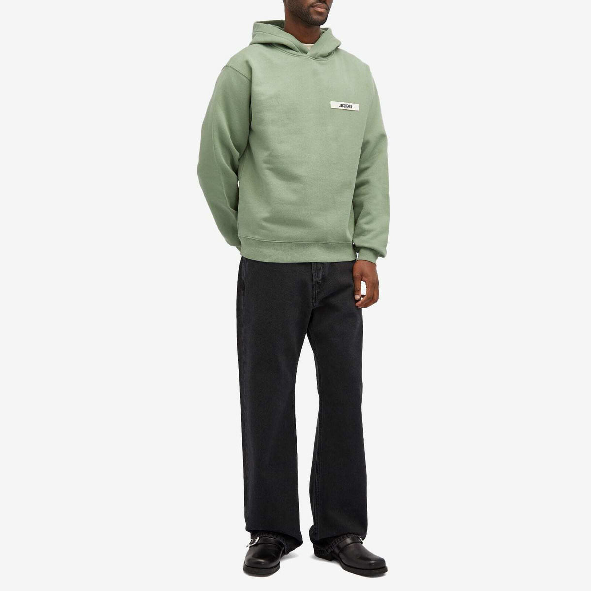 ★JACQUEMUS★ Le Hoody Grosgrain Hood Pale Green 245JS247203 Le Hoodie Zip Gros Grain in Pale Green – SVRN