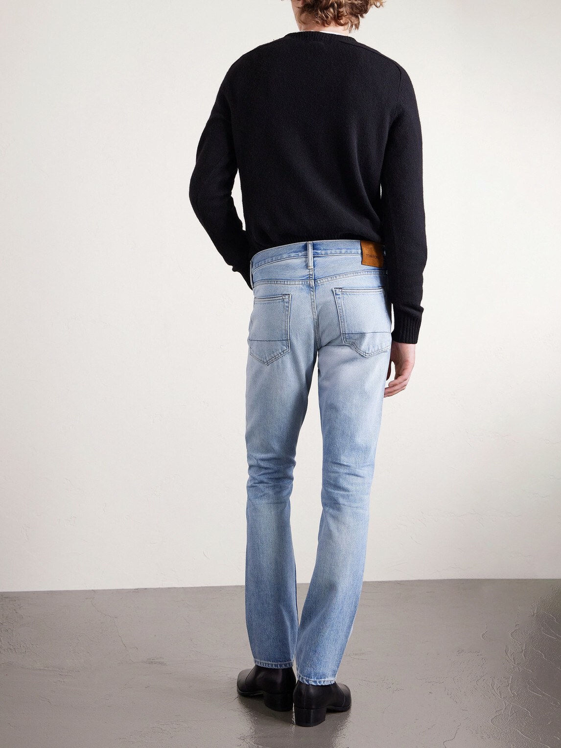 TOM FORD - Slim-Fit Selvedge Jeans - Blue