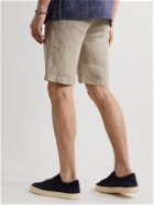 Massimo Alba - Straight-Leg Linen Shorts - Neutrals