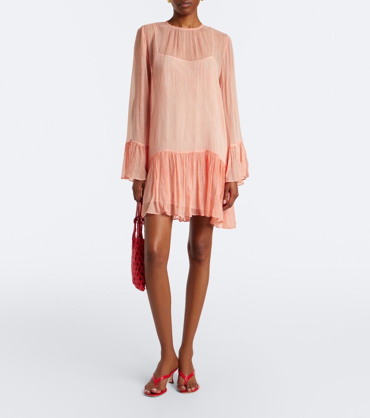 Ulla Johnson Emmeline ruffled silk chiffon minidress