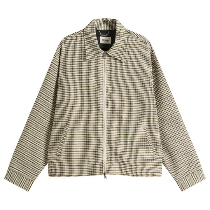 Photo: END. x Ronning Men's Casual Jacket in Dogtooth Green