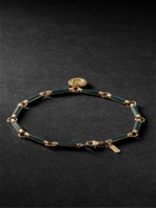 Foundrae - 18-Karat Gold Malachite Bracelet
