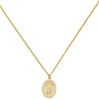 Aries Gold Fly Paved Pendant Necklace