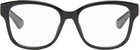 Gucci Black Large Square Acetate Glasses