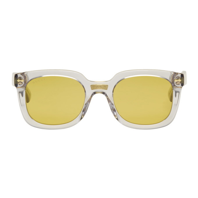 Photo: Gucci Grey Opulent Luxury Square Sunglasses