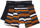 Boss Two-Pack Multicolor Print Boxer Briefs