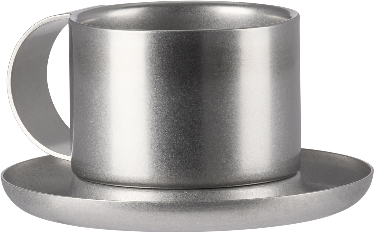 Service Projects Silver The Arlo 03 Mug & Saucer Set