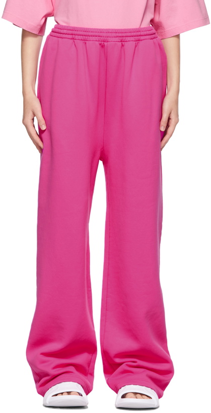 Photo: Balenciaga Pink Jogging Lounge Pants