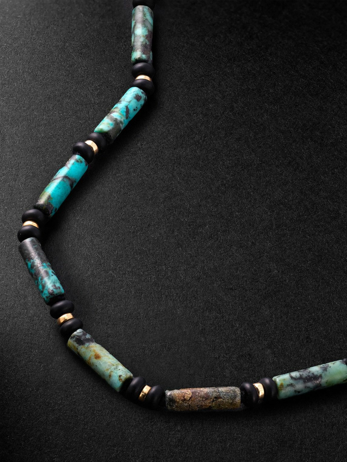 JIA JIA - Gold Onyx Necklace