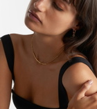 Spinelli Kilcollin Gravity Arc 18kt gold necklace with diamonds