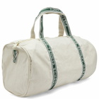 Puebco Canvas Fabric Tennis Bag in Natural 