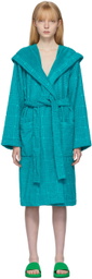 Bottega Veneta Blue Spongy Bath Robe