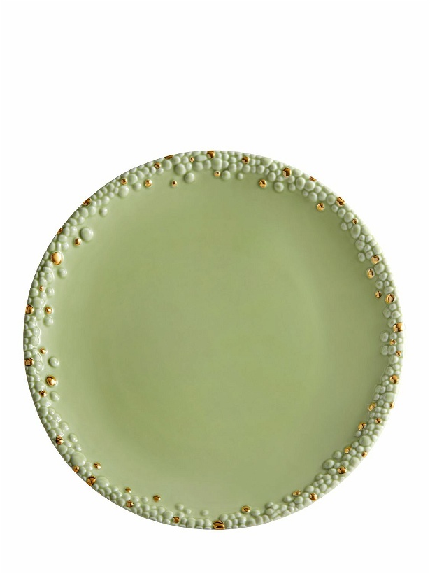 Photo: L'OBJET - Haas Mojave Matcha Gold Dinner Plate
