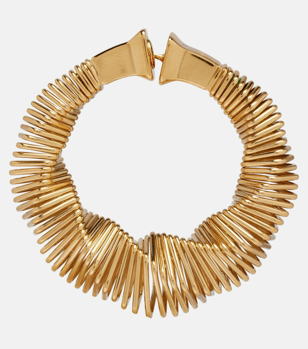 Alaïa Square Spiral hoop earrings