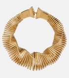 Alaïa Square Spiral hoop earrings