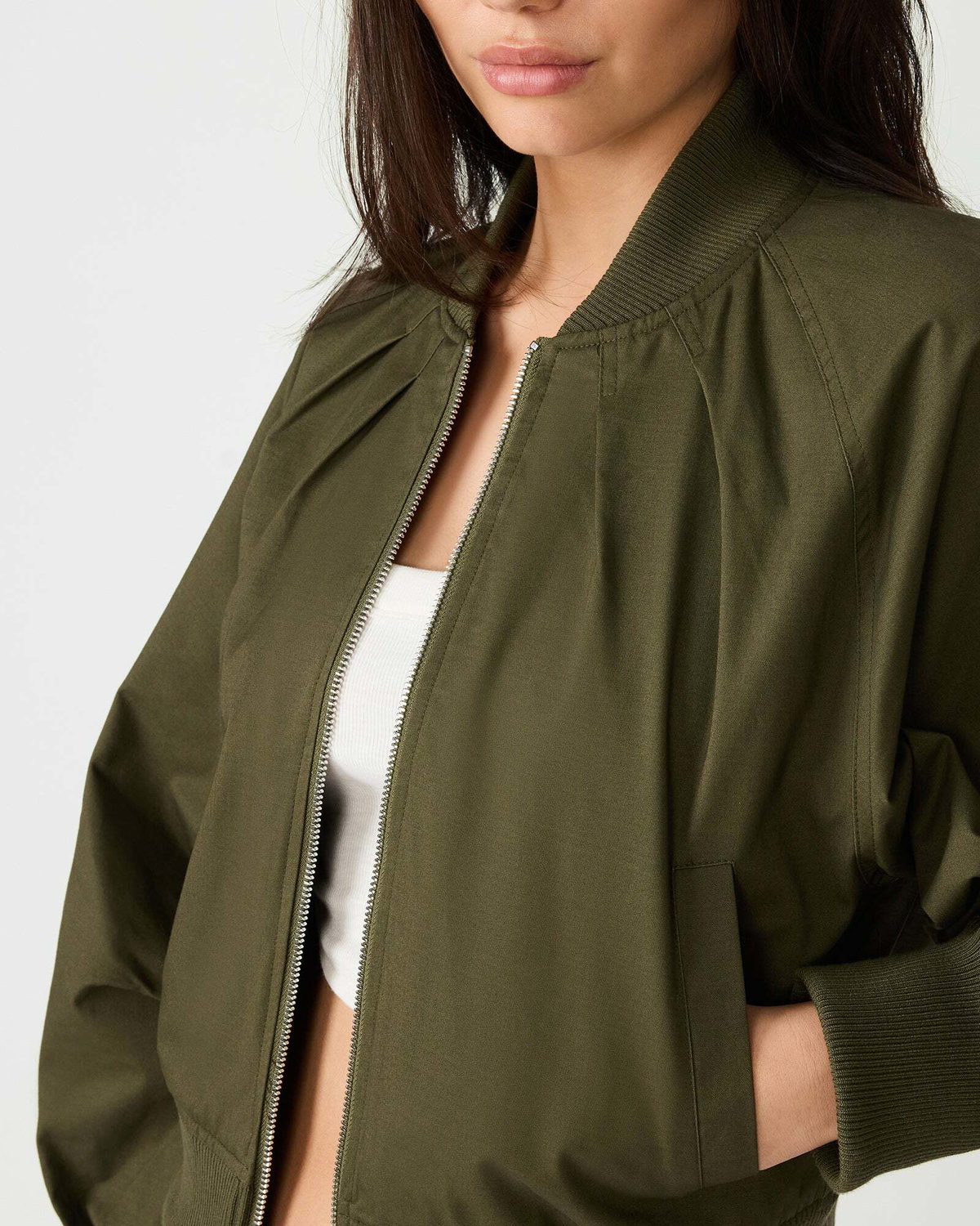 Steve Madden Bray Jacket in Olive